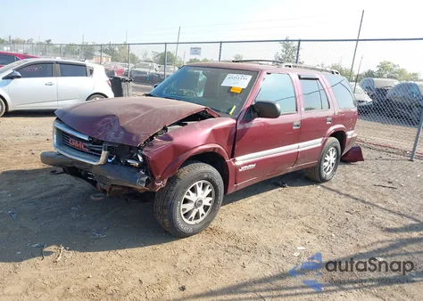 2000 GMC Jimmy Sle z USA, uszkodzony, nr VIN 1GKDT13W7Y2364600